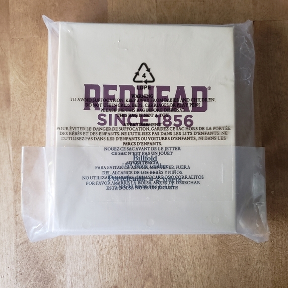 READHEAD Bison Leather Billfold Walet Brown Factory Sealed - Picture 4 of 6